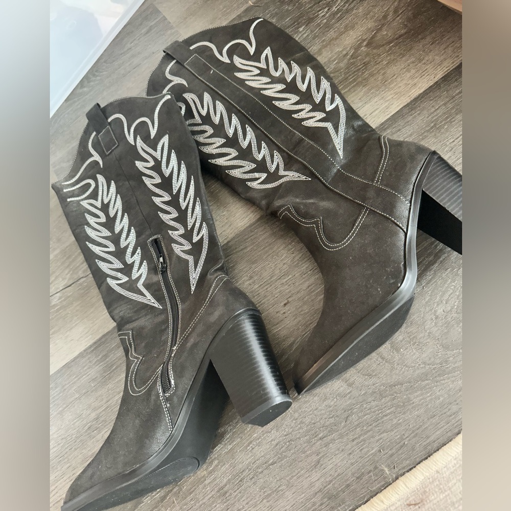 Tall Black Boots